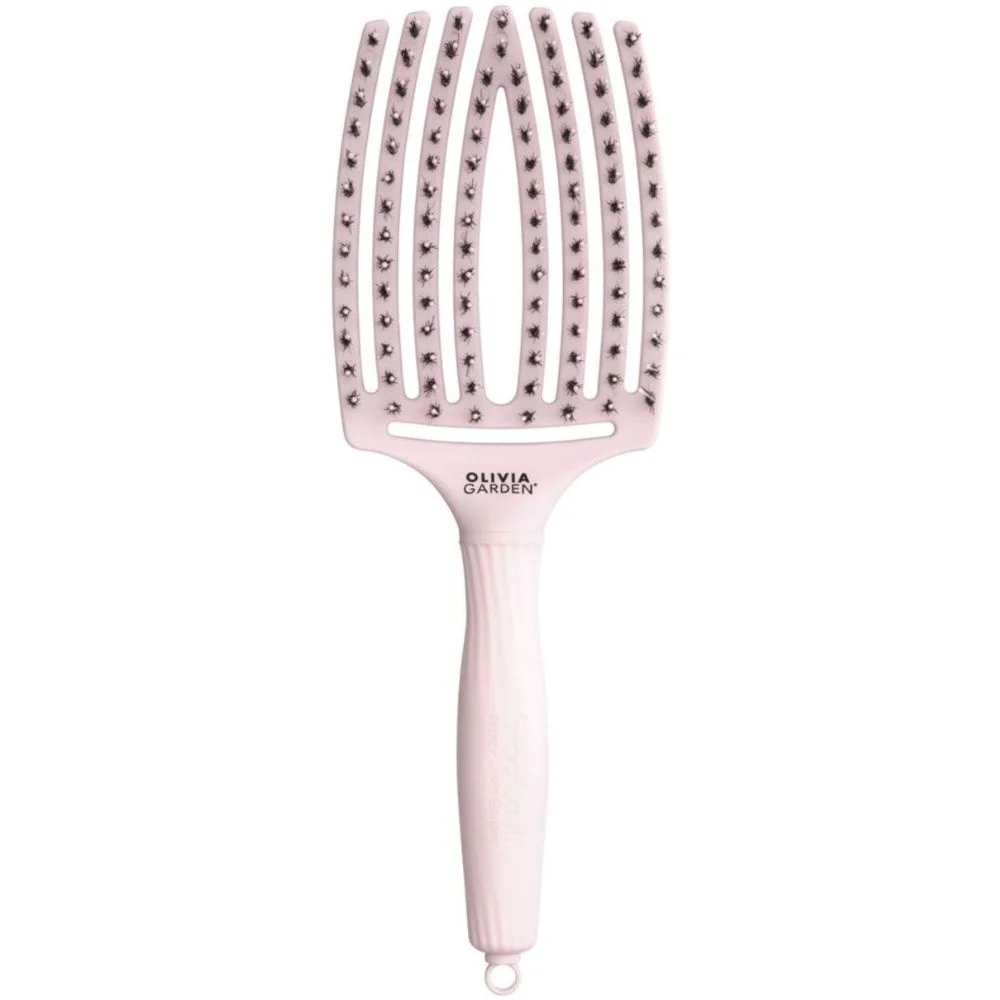 Finger Brush Combo Medium Pastel Pink Haarborstel - Medium - Image 5