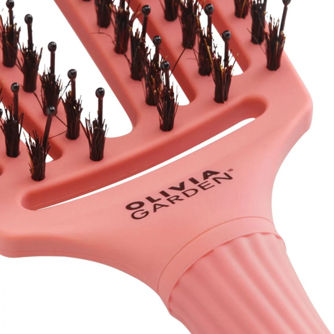 Finger Brush Love Edition Care Iconic Boar&Nylon Radiant Peach - Medium - Image 3