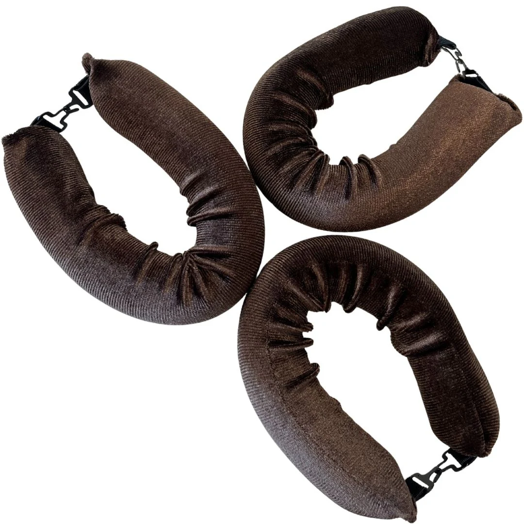 Velvet Heatless Curls Brown - 3pcs - Image 3
